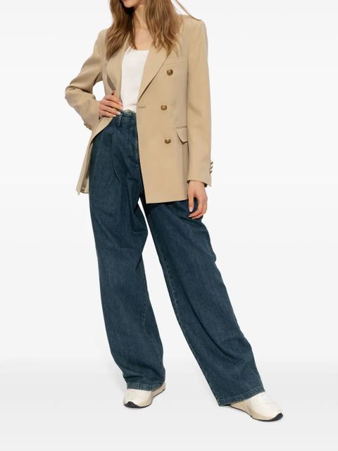 Golden Goose Running Sole leather sneakers - White