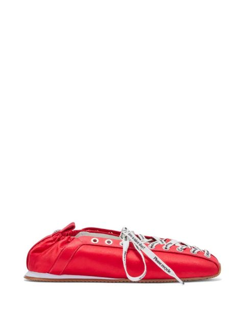 GANNI drawstring sneakers - Red - zdjęcie produktu nr 1