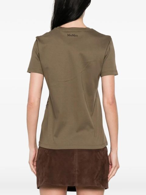 Max Mara embellished T-shirt - Brown