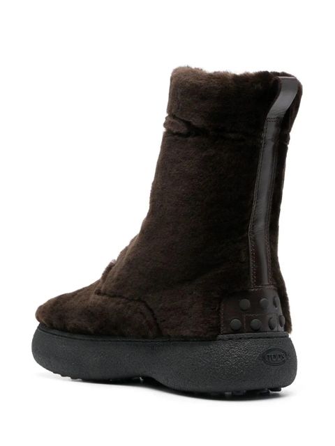 Tod's WG lace-up ankle boots - Brown