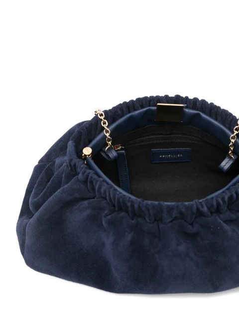 DeMellier Miami suede clutch bag - Blue