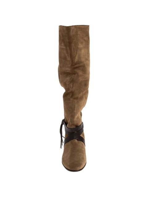 ISABEL MARANT Silmon knee-high boots - Brown