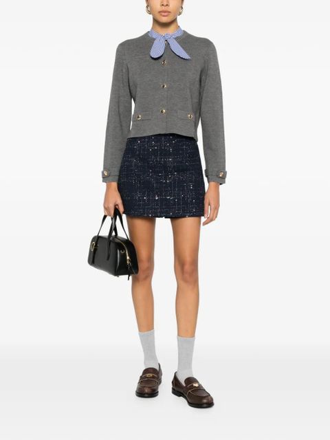 Maje button-fastening cardigan - Grey - zdjęcie produktu nr 2