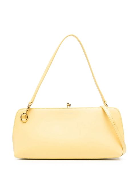Jil Sander Goji leather shoulder bag - Yellow
