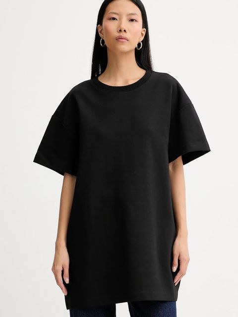 MUNTHE sukienka bawełniana ROSIE kolor czarny 254132025426 - zdjęcie produktu nr 2