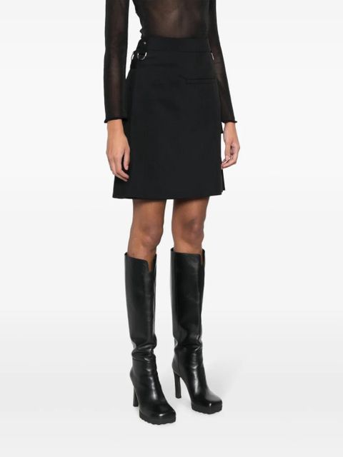 Givenchy D-ring-embellished A-line skirt - Black