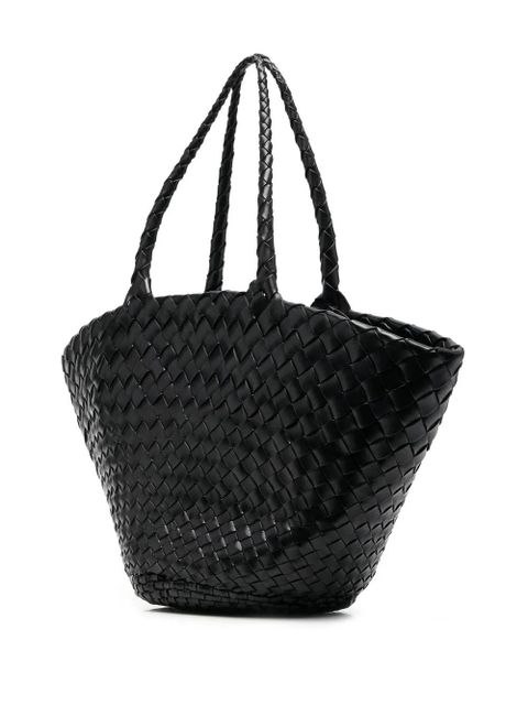 DRAGON DIFFUSION interwoven-design tote bag - Black