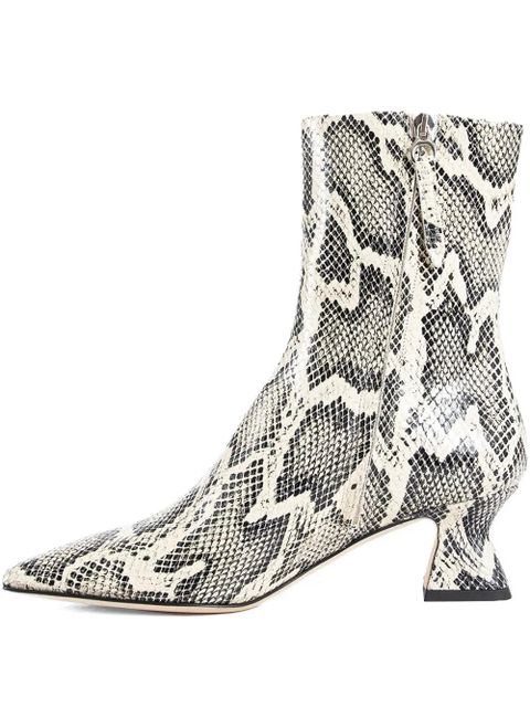Aeyde Regal heel patterned boots - Neutrals
