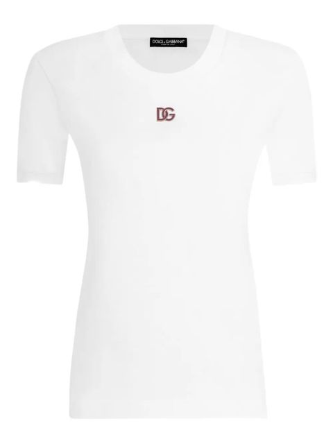 Dolce & Gabbana cotton t-shirt - White - zdjęcie produktu nr 1