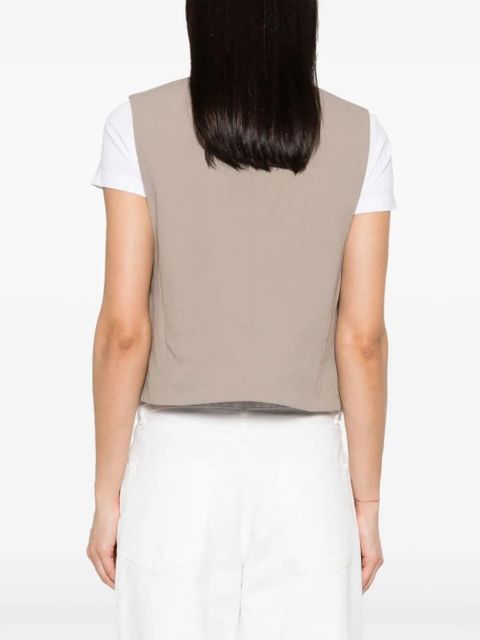 AMI Paris open-front waistcoat - Neutrals