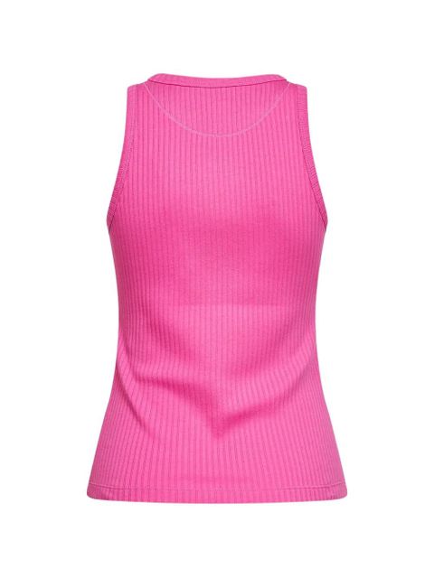 Marni embroidered ribbed top - Pink - zdjęcie produktu nr 2