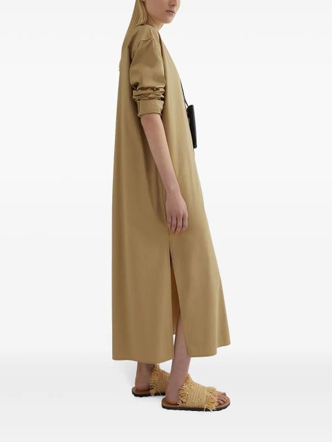 Jil Sander cotton shirt dress - Brown - zdjęcie produktu nr 2