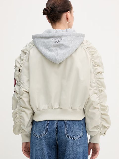 Alpha Industries kurtka Short Hooded Bomber Light W - zdjęcie produktu nr 2