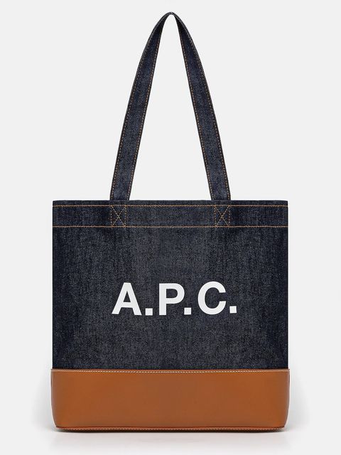 A.P.C. torebka Tote Axel E W kolor granatowy CODDP.M61917 - zdjęcie produktu nr 1
