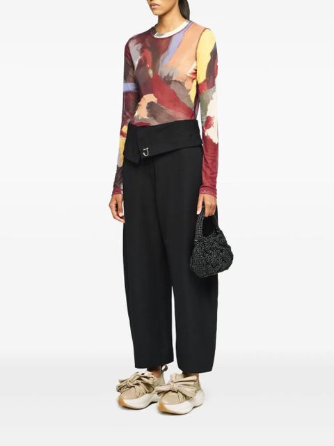 JW Anderson fold-over trousers - Black - zdjęcie produktu nr 2