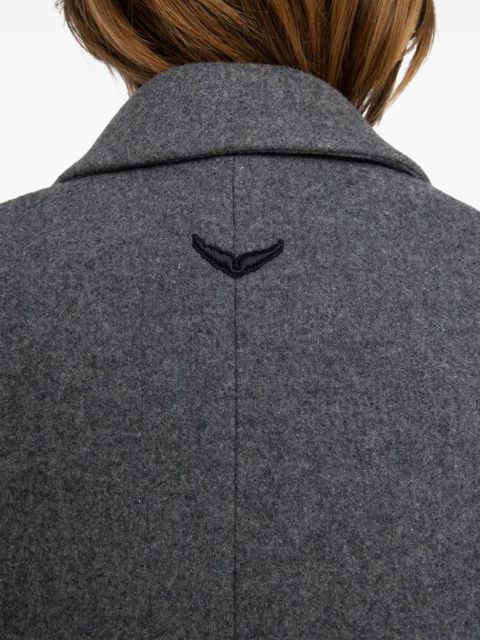 Zadig&Voltaire single-button coat - Grey