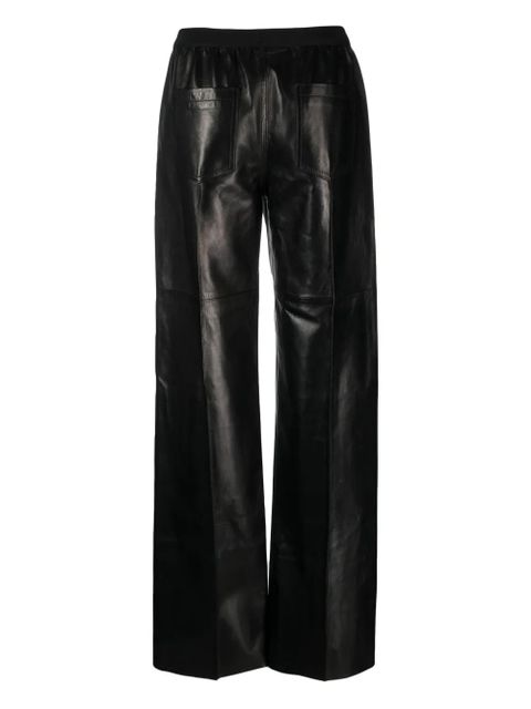 TOM FORD logo-waistband leather trousers - Black - zdjęcie produktu nr 2