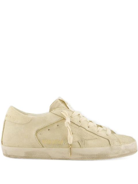 Golden Goose glitter-piping suede sneakers - Neutrals - zdjęcie produktu nr 1