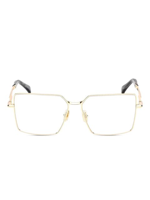 Max Mara Eyewear square-frame glasses - Gold - zdjęcie produktu nr 1