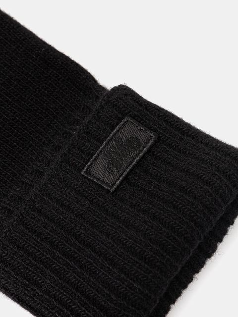 Weekend Max Mara rękawiczki wełniane ZAMIANEW damskie kolor czarny 2525566055600 - zdjęcie produktu nr 2