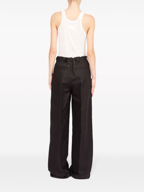 Maison Margiela wide-leg tailored trousers - Black