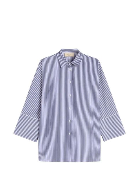Weekend Max Mara striped collared shirt - Blue - zdjęcie produktu nr 1