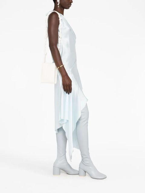 Jil Sander small Tangle leather shoulder bag - White - zdjęcie produktu nr 2