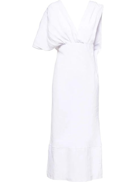Miu Miu v-neck dress - White - zdjęcie produktu nr 1