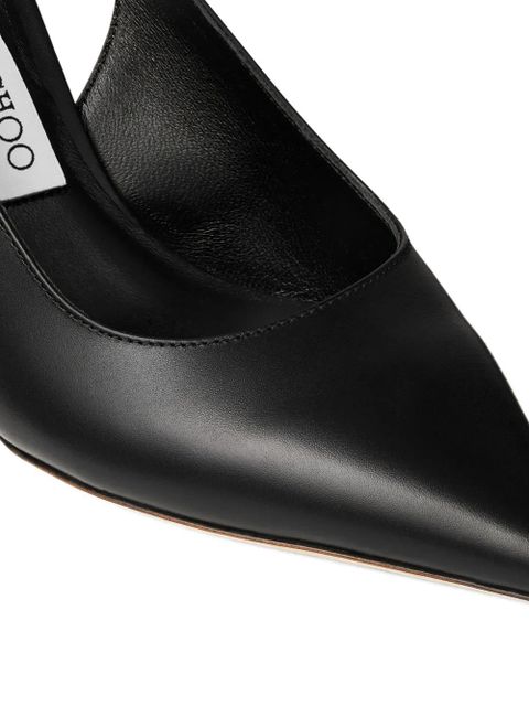 Jimmy Choo Love pointed slingback court pumps - Black