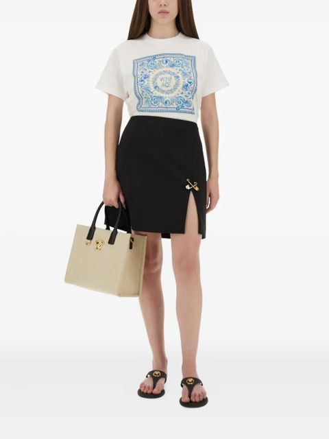 Versace square-print T-shirt - White - zdjęcie produktu nr 2