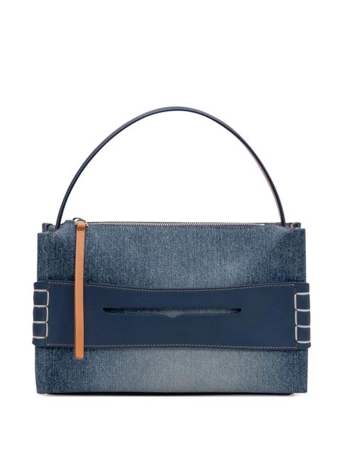 JW Anderson Loafer denim tote bag - Blue - zdjęcie produktu nr 1