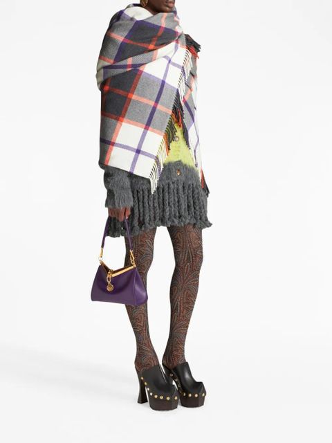 ETRO Vela leather shoulder bag - Purple - zdjęcie produktu nr 2