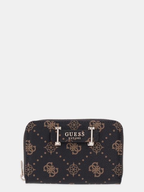 Guess portfel SILIA damski kolor brązowy SWGP98 90140 - zdjęcie produktu nr 1