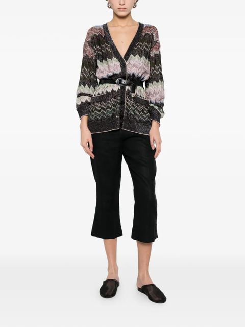 Missoni button zigzag cardigan - Black - zdjęcie produktu nr 2