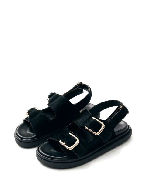 ALOHAS Harper double-buckle sandals - Black