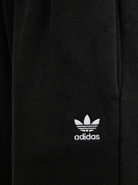 adidas Originals spodnie dresowe Essentials Wide Leg Fleece damskie kolor czarny gładkie JX5251