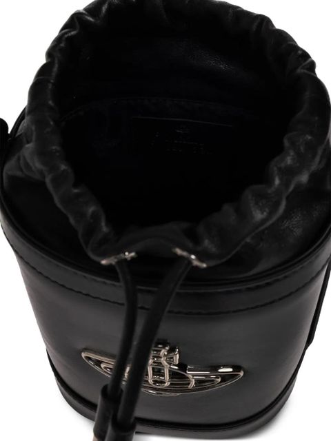 Vivienne Westwood orb-embellished bucket bag - Black