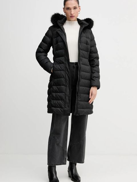 Geox kurtka puchowa CATRIA kolor czarny zimowa W5626F T3152 - zdjęcie produktu nr 2