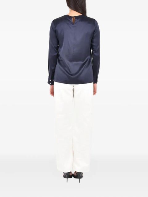 Max Mara Lodi silk blouse - Blue - zdjęcie produktu nr 2