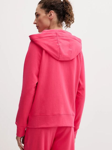 Dkny bluza damska kolor różowy z kapturem gładka DP5J9510 - zdjęcie produktu nr 2