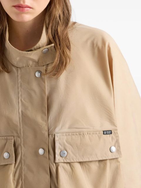 Prada washed Re-Nylon jacket - Neutrals