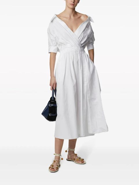 Altuzarra Lydia V-neck dress - White