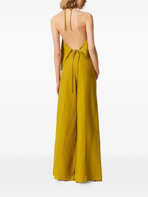 TWINSET wide-leg trousers - Green
