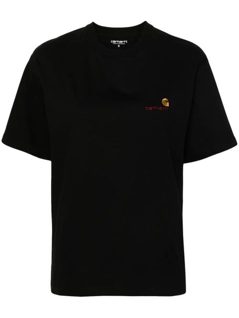Carhartt WIP S/S American Script T-shirt - Black - zdjęcie produktu nr 1
