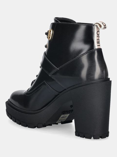 Liu Jo botki RUBY 03 damskie kolor czarny na słupku SF5071PX11222222