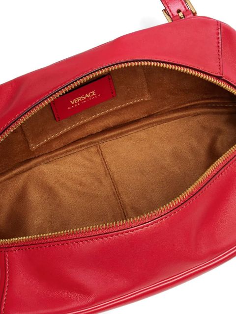 Versace Tag Bowling buckle-detail shoulder bag - Red