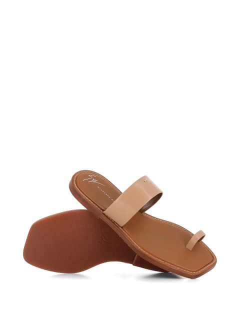 Giuseppe Zanotti toe-strap flat sandals - Neutrals