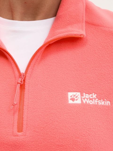 Jack Wolfskin bluza sportowa Taunus kolor pomarańczowy gładka 1709532