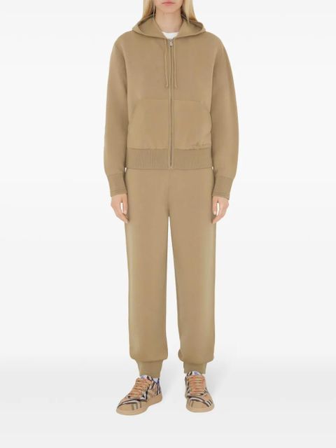 Burberry wool-blend zip hoodie - Neutrals