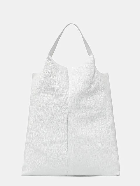 Answear.LAB torebka skórzana kolor biały - zdjęcie produktu nr 1